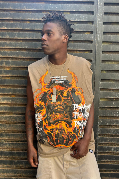 Fading Fire Muscle Tank