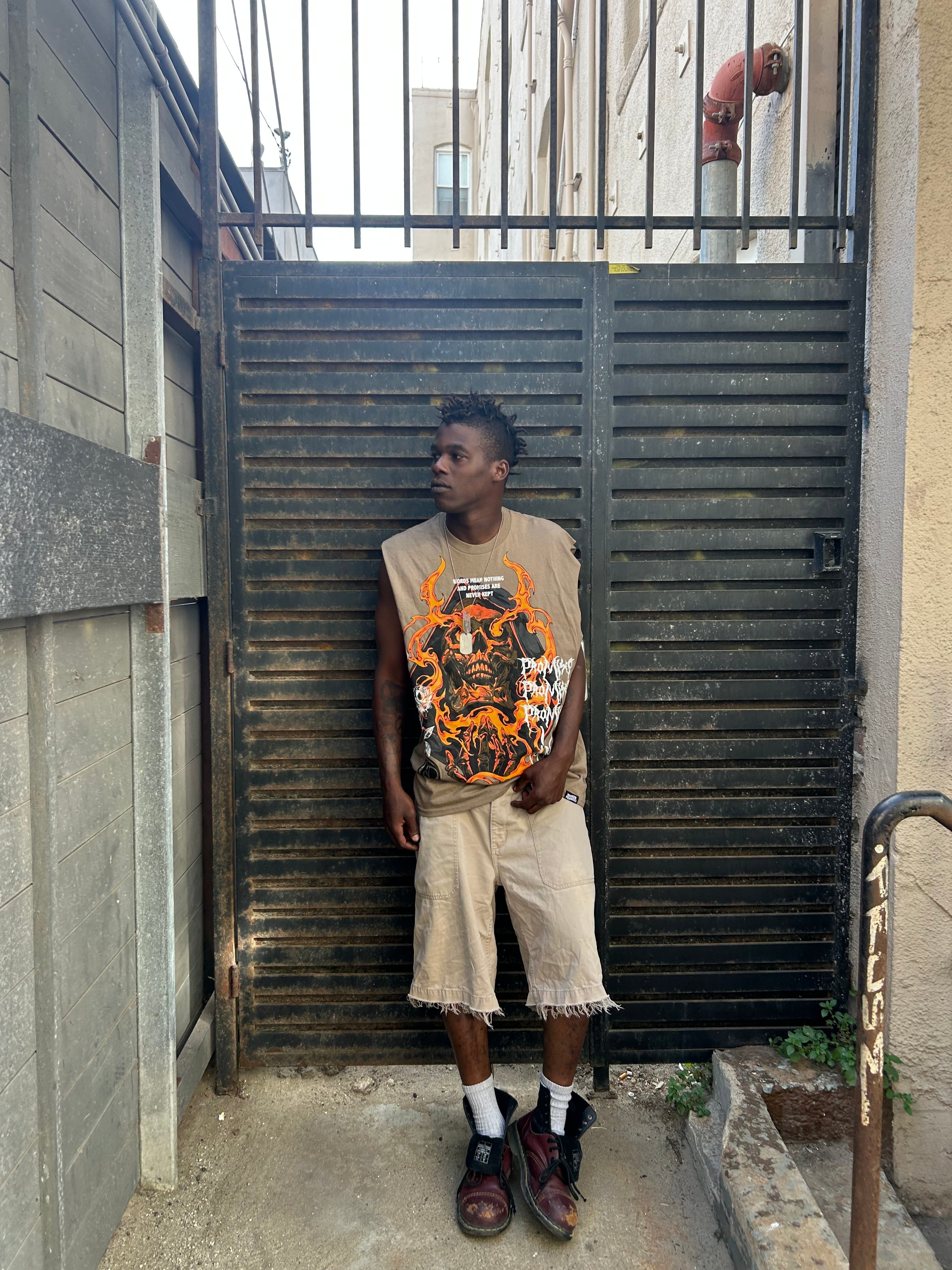 Fading Fire Muscle Tank
