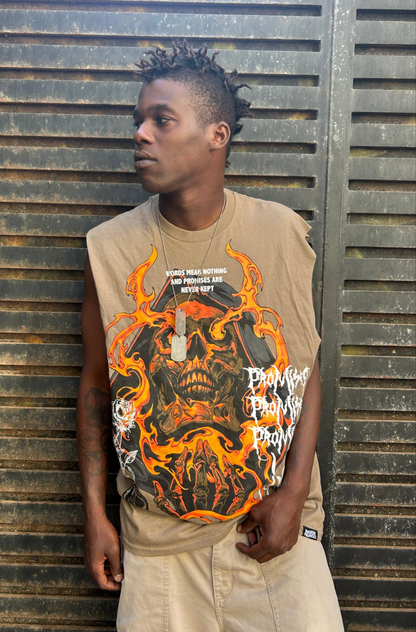 Fading Fire Muscle Tank