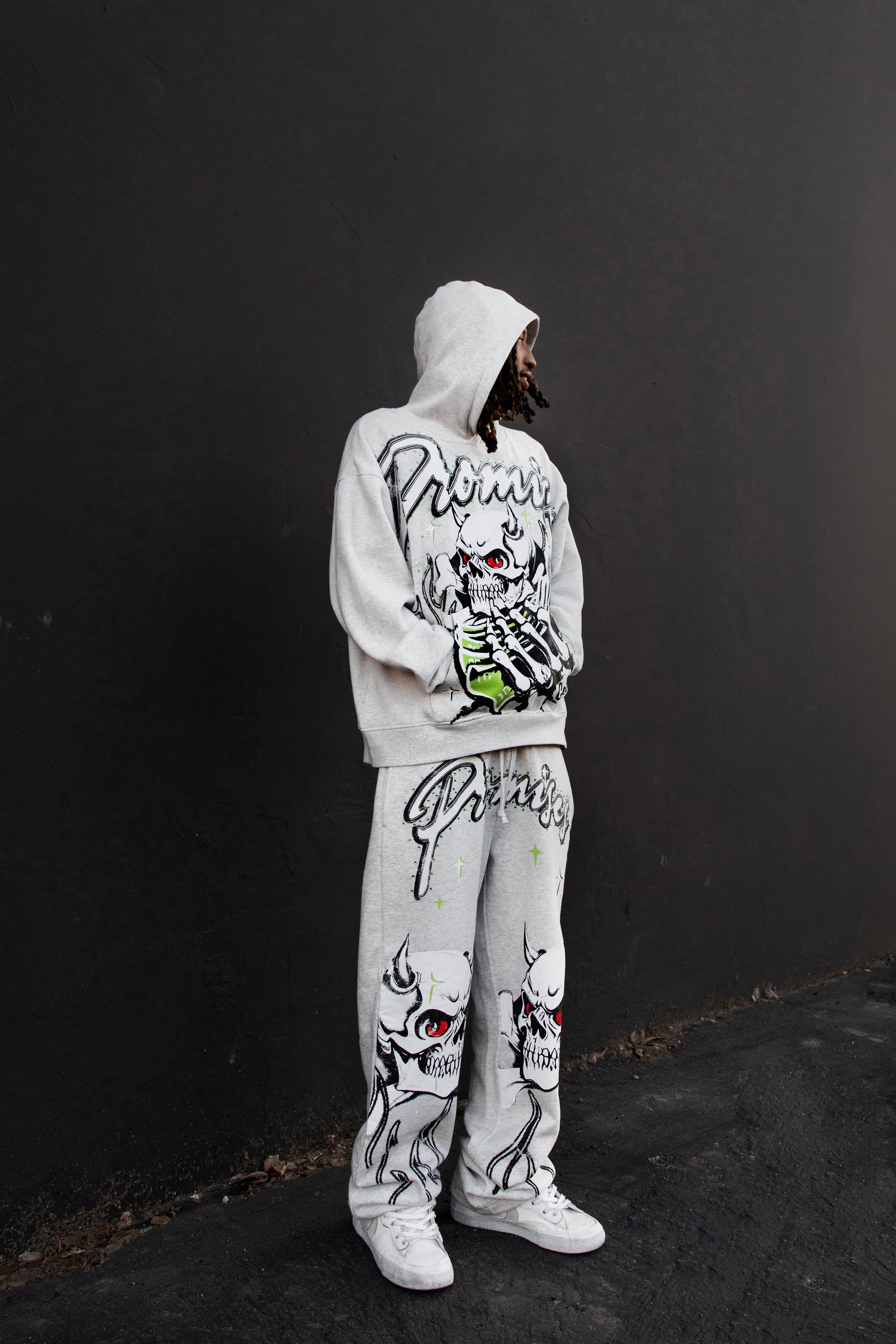 Get a Grip Rhinestone Sweatpants