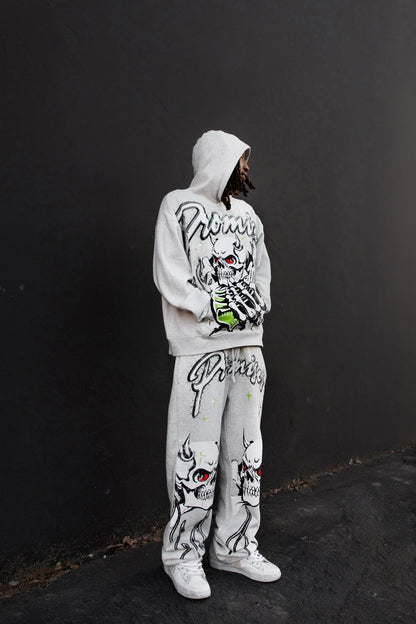Get a Grip Rhinestone Sweatpants