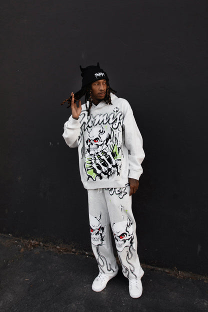 Get a Grip Rhinestone Sweatpants