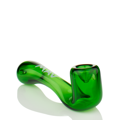borosilicate Sherlock pipe with curved stem