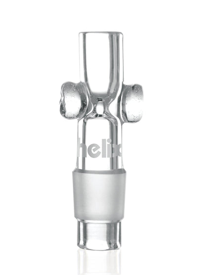 clear borosilicate 14mm Helix bowl piece for water pipes