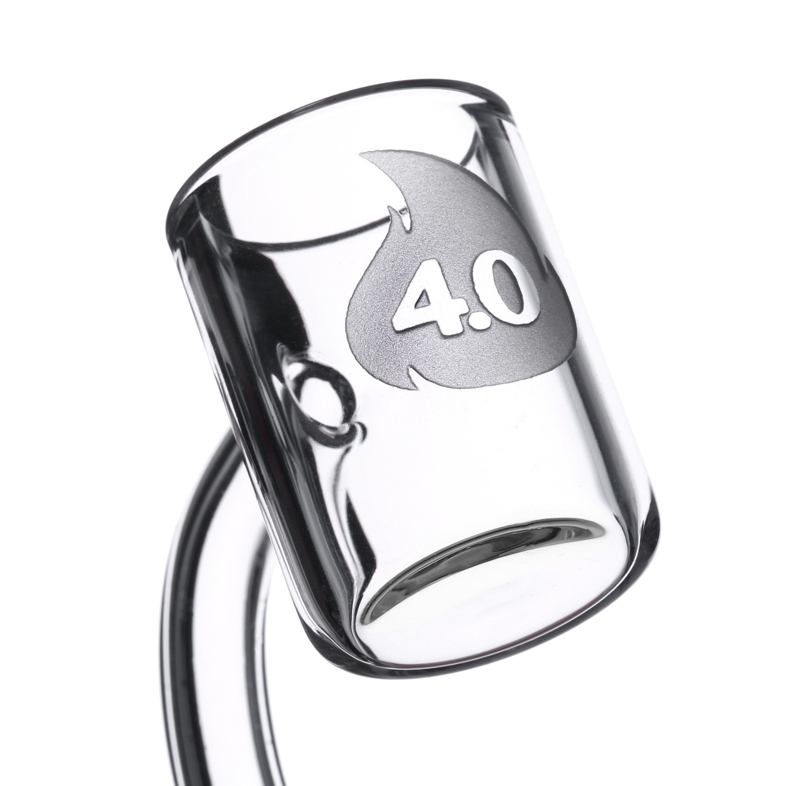 4.0 Glass Basic Quartz Bucket Dab Nail by Eric Ross