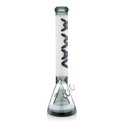 Tall 18 Inch Pyramid Perc Beaker Bong with Ice Pinch 