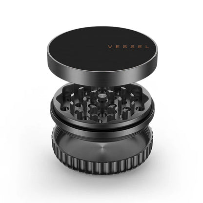 Vessel Mill Walnut four piece dry herb grinder 