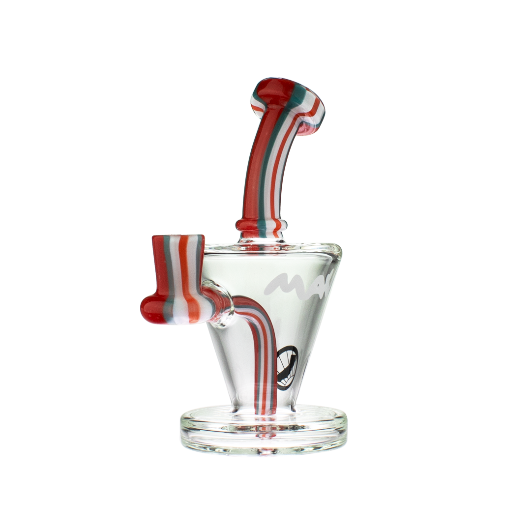 Mav glass red paste candy cone rig  