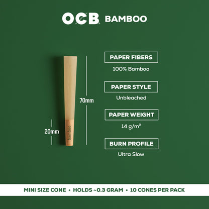 Bamboo Mini Cones, Single