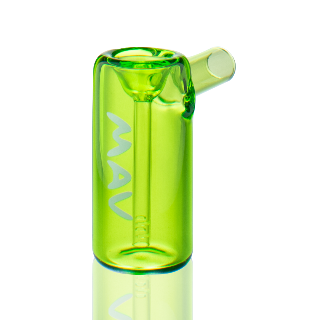 MAV Glass Mini Standing Hammer Bubbler in clear glass #color_ooze