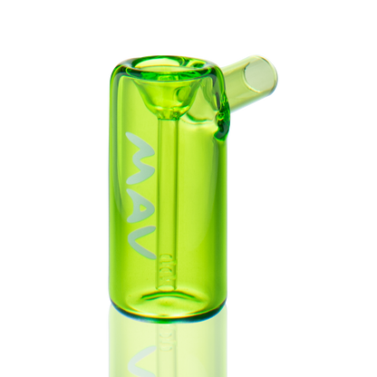 MAV Glass Mini Standing Hammer Bubbler in clear glass 