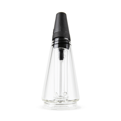 Puffco Travel Glass attachment with locking splash cap 