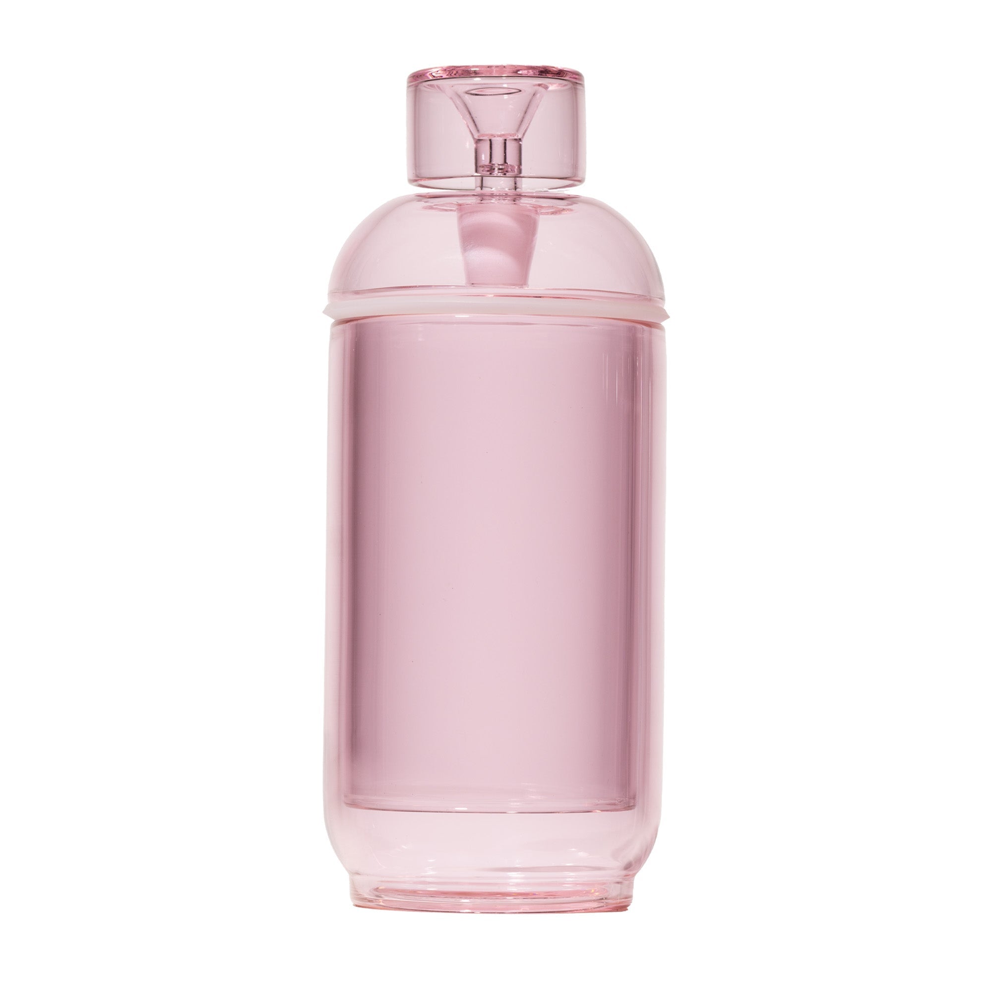 Gravity-powered glass water pipe. 