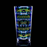 Hologram Pint Glass - Portal Blue