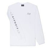 Lord Nermal Long Sleeve Pocket Tee - White