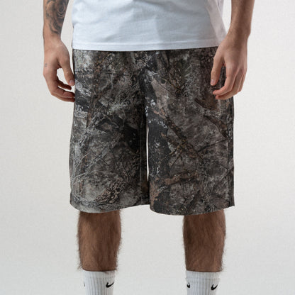 Nermal Tree Camo Baggy Denim Shorts
