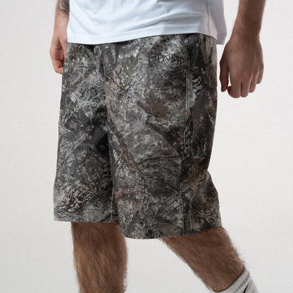 Nermal Tree Camo Baggy Denim Shorts