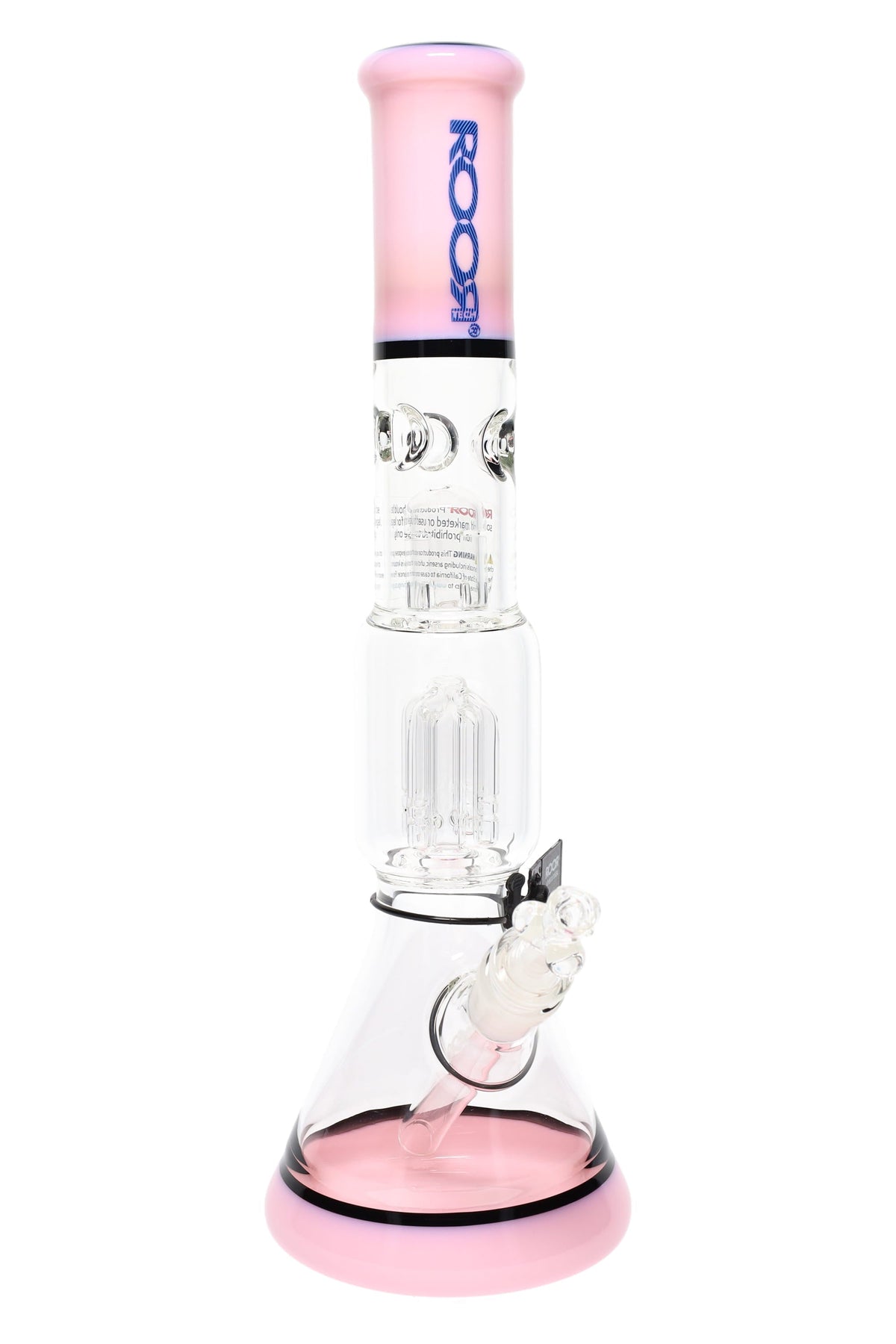 Multicolor Beaker Bong with Tree Perc