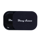 Rolling Tray (with Lid) - Carbon Fiber Black