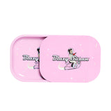 Rolling Tray (with Lid) - Pink Spacey