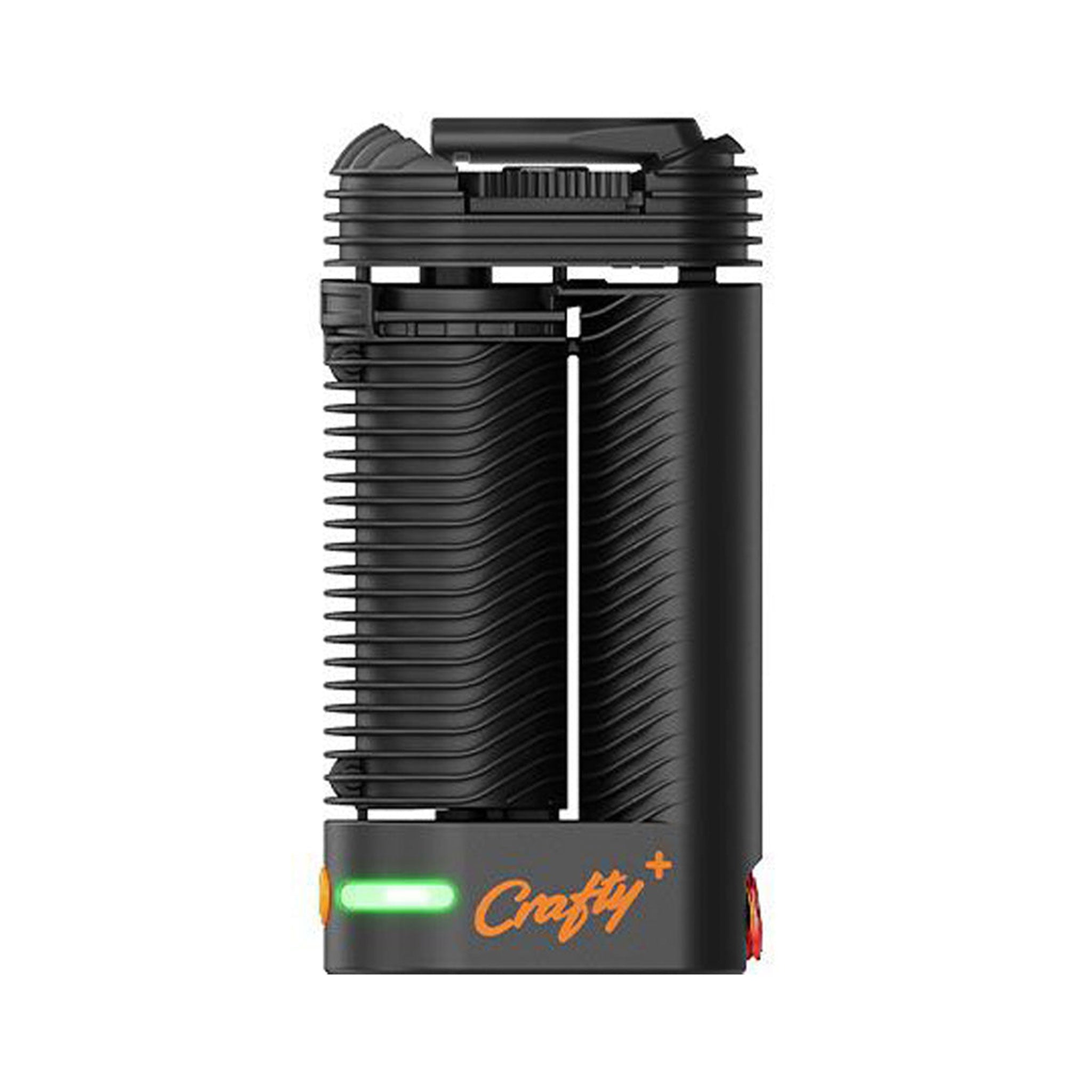 Portable dry herb vaporizer with convection and conduction heating