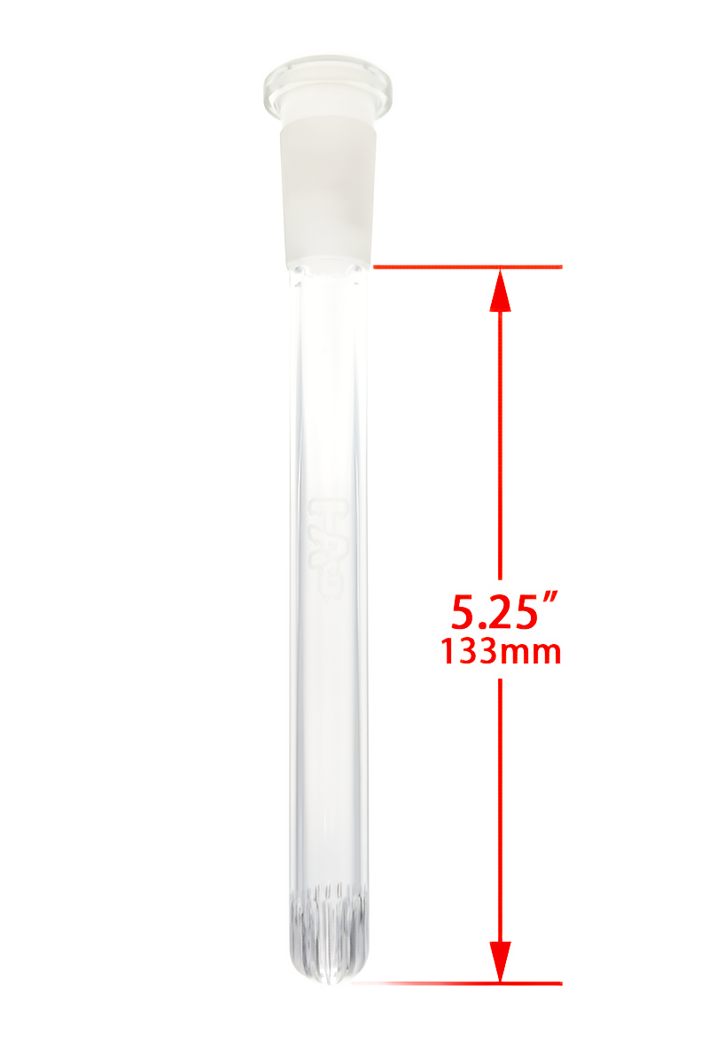 Closed End Rounded Super Slit Showerhead Downstem