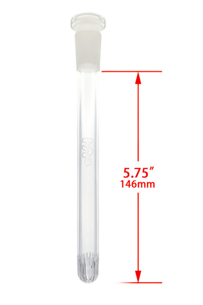 Closed End Rounded Super Slit Showerhead Downstem
