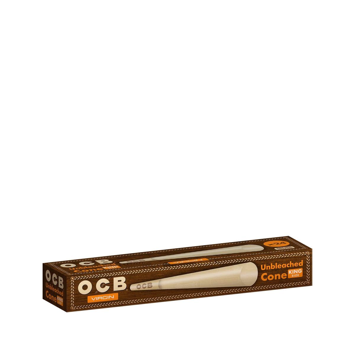 Unbleached King Cones 24 Pack