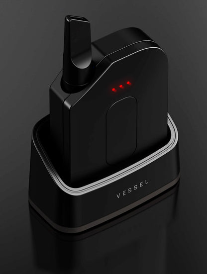 Vessel Apex Charger with USB-C power connection in black finish