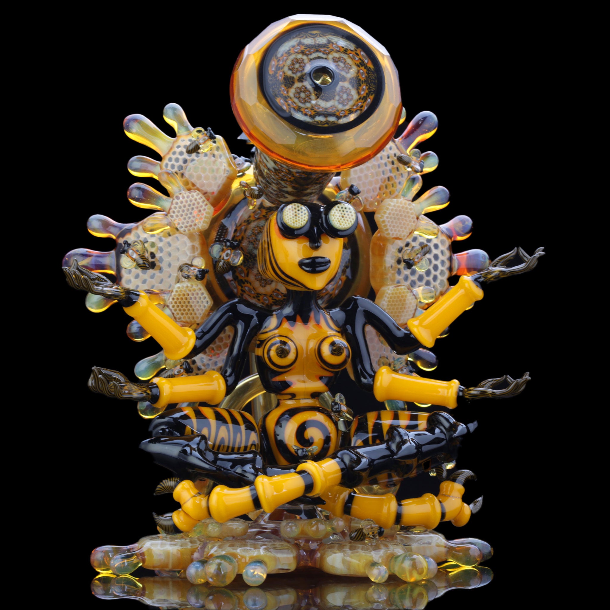 Sitting Honey Bee