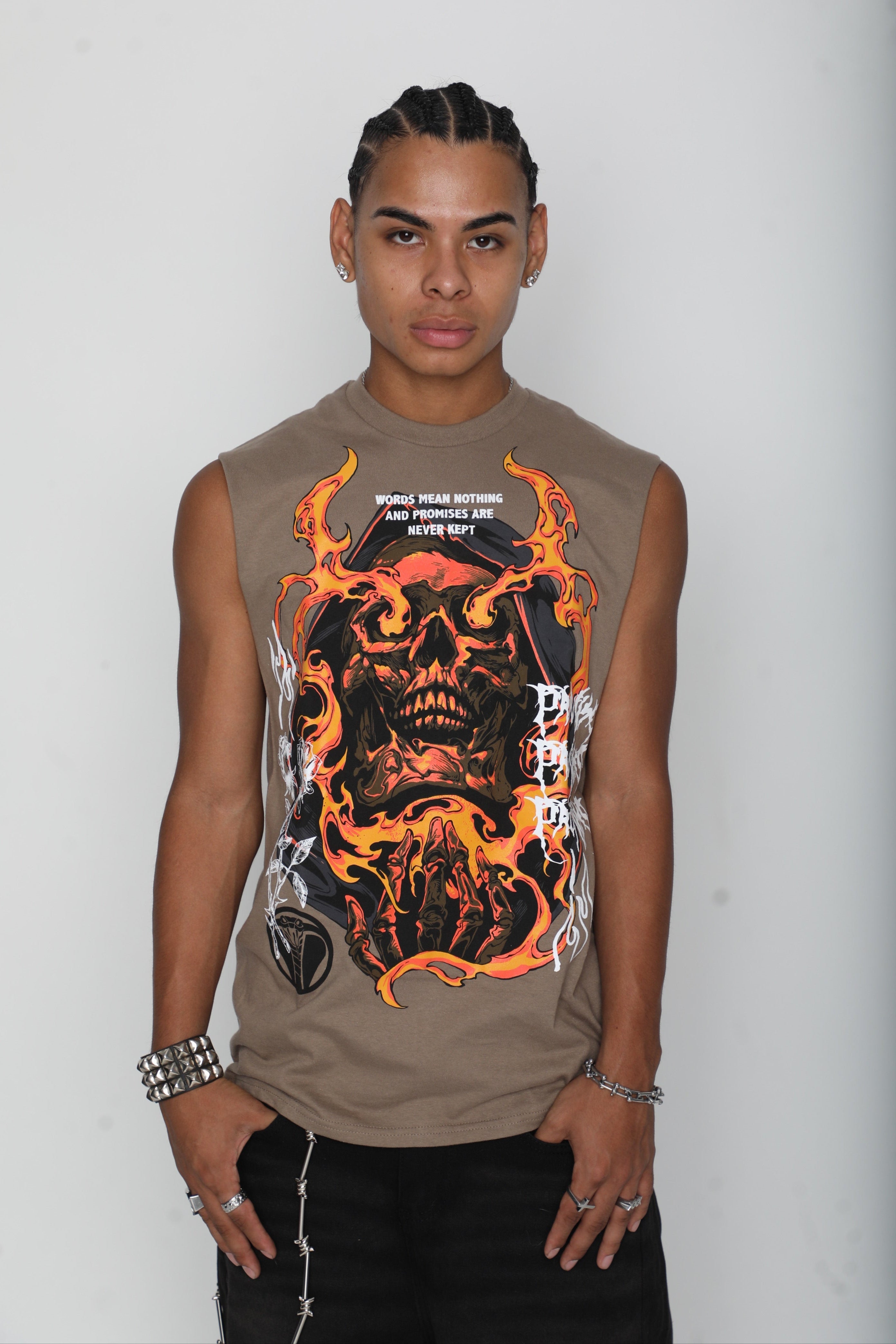 Fading Fire Muscle Tank