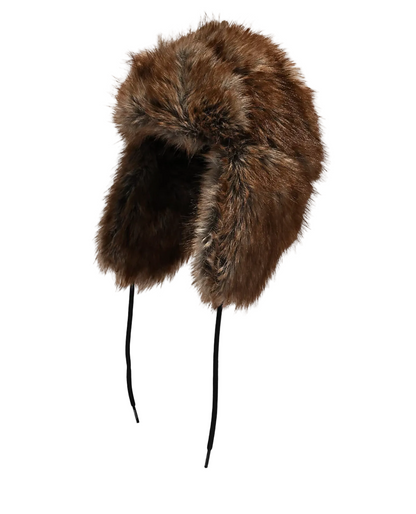 Graveyard Faux Fur Trapper Hat