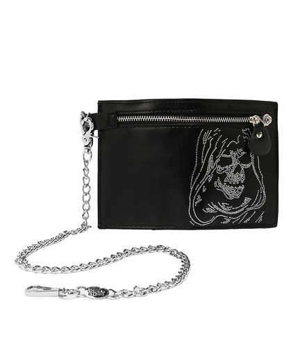 Reaper Rhinestone Wallet