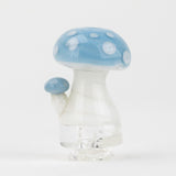 Mushroom Pivot Glass Mouthpiece - Blue
