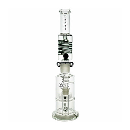 Freeze Pipe with inline and sprinkler percolators and detachable glycerin coil chamber