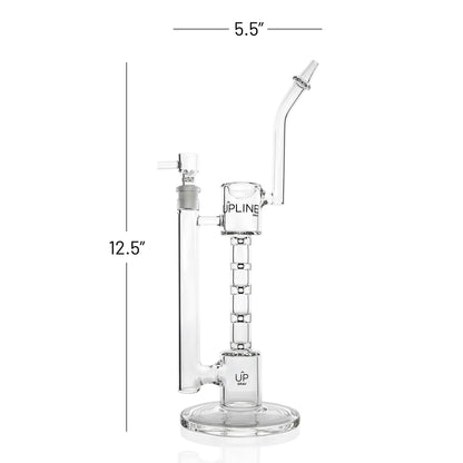 Upline Water Pipe with ladder percolators and 14mm Octobowl