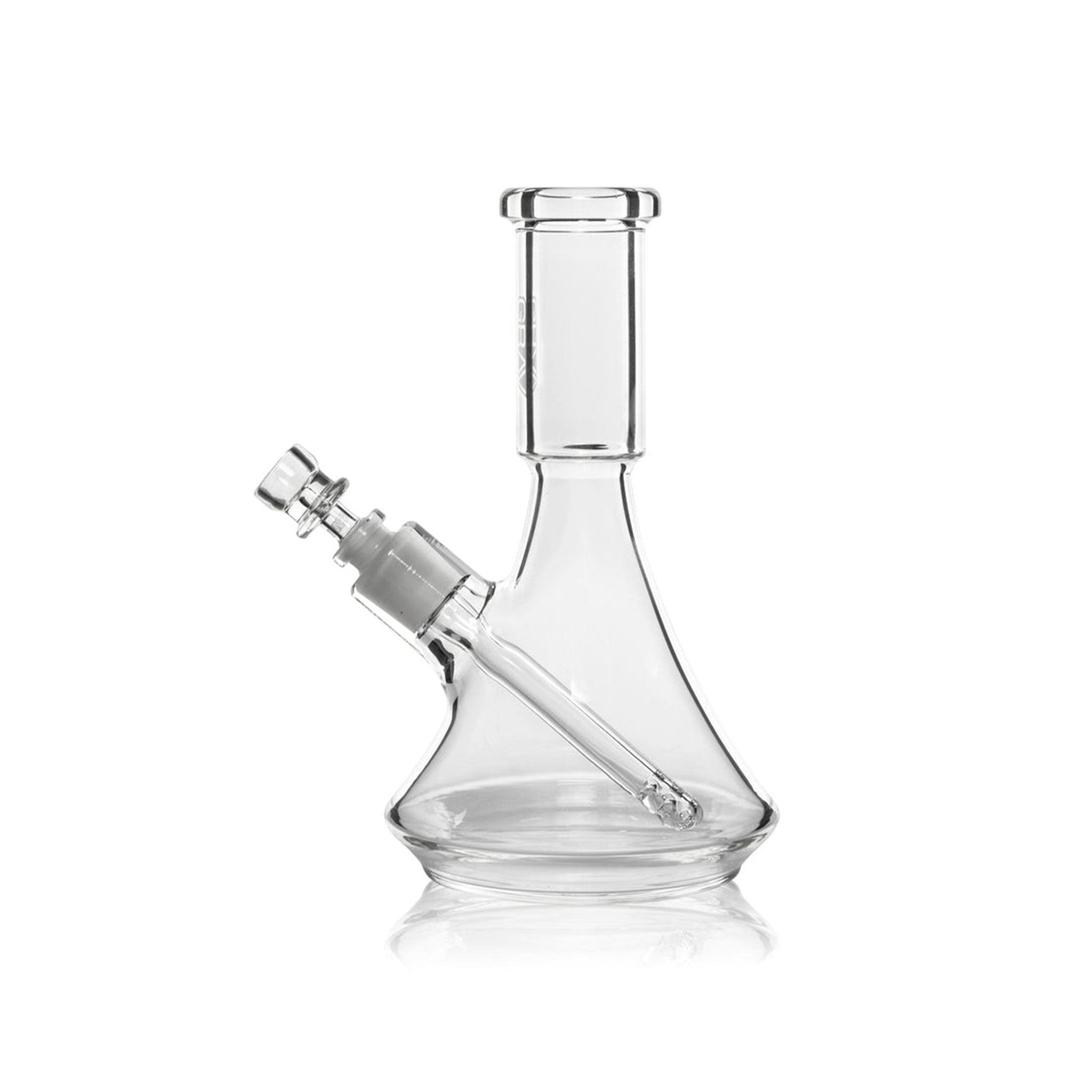transparent small beaker water pipe 