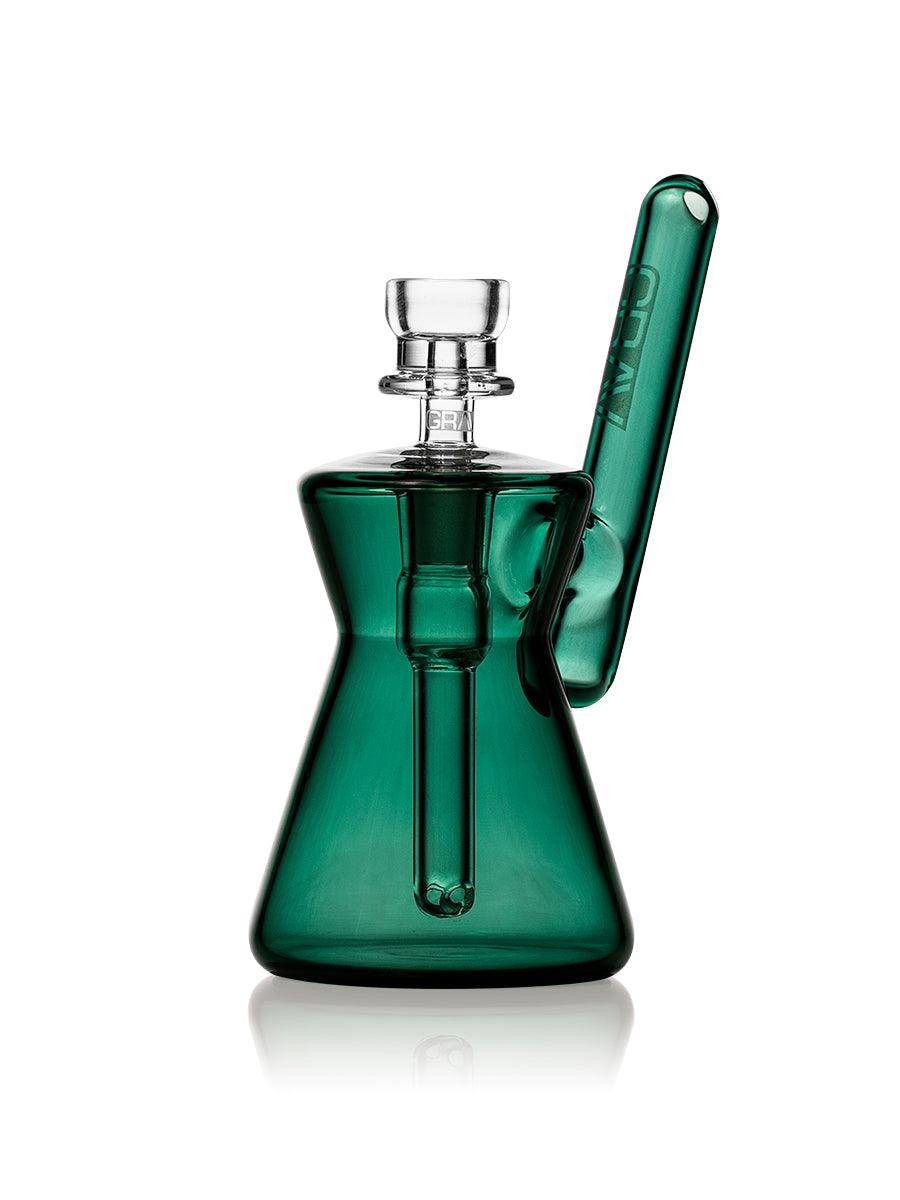 Hourglass Bubbler water pipe with 10mm female joint and cup bowl 