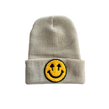 Classic Waffle Logo Cuff Beanie - Birch
