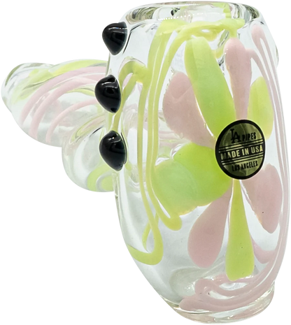 la-pipes-bubble-gum-twist-hammer-pink-green-front-angle-2
