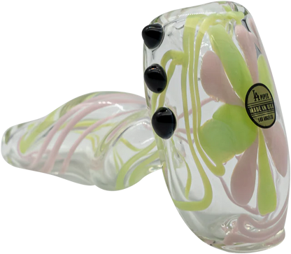 la-pipes-bubble-gum-twist-hammer-pink-green-front-angle