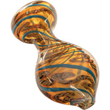 Flat Belly Inside-Out Chillum - Red Hues