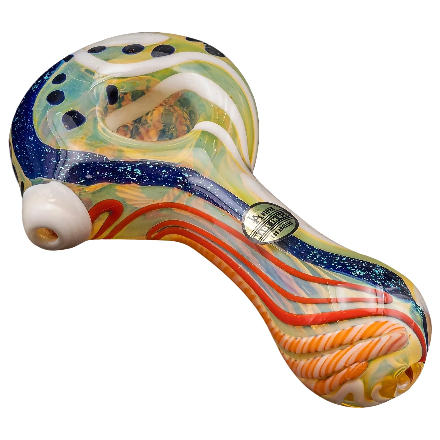 la-pipes-pancake-dichroic-spoon-white-stripe-top