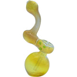 Silver Sherlock Fumed Bubbler - Green Slime