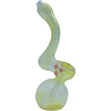 Silver Sherlock Fumed Bubbler - Pink Cadillac