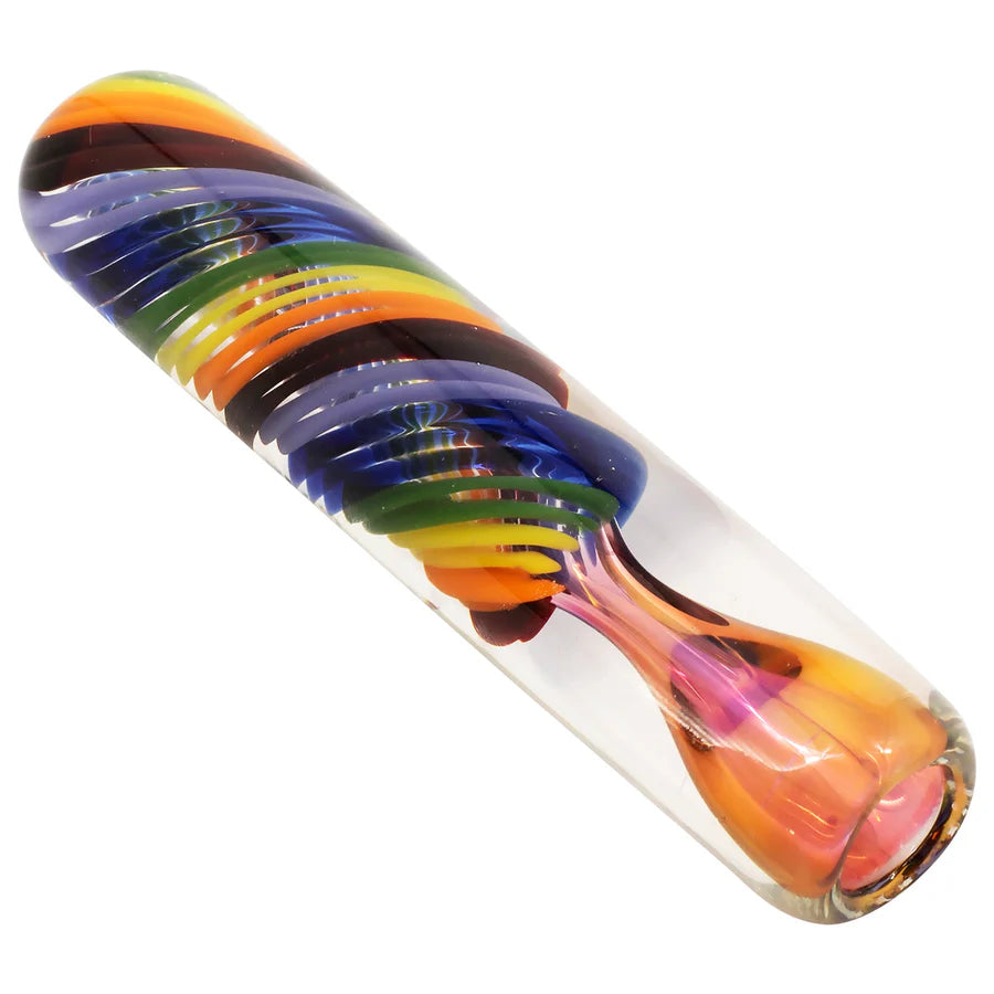 la-pipes-twisted-rainbow-chillum-rainbow-top-angle