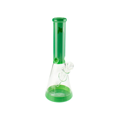 12 Inch Beaker Bong with Colored Base and Neck by MAV 