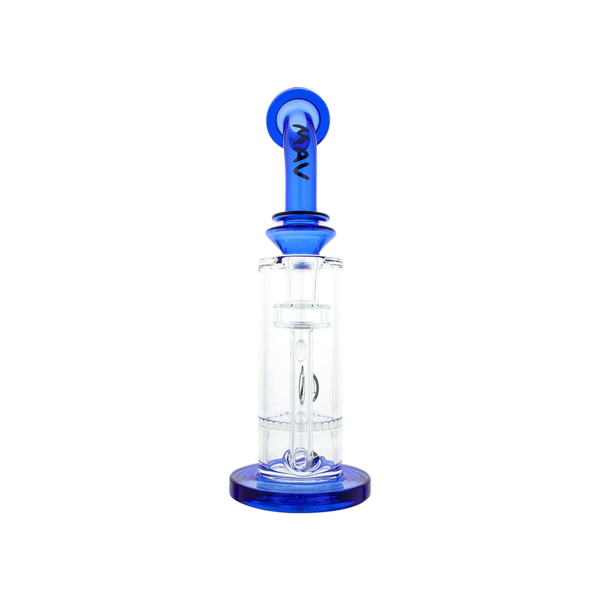9 Inch Bent Neck Glass Bong with 14mm Bowl 