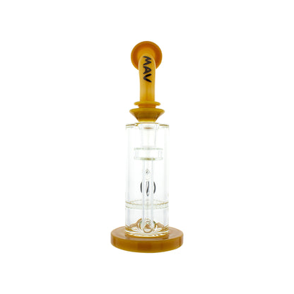 Mini Straight Tube Bong with Honeycomb Disc Perc 