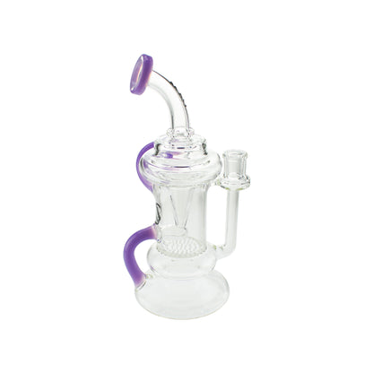 Big Bear Glass Recycler with Bent Neck and MAV Decal 
